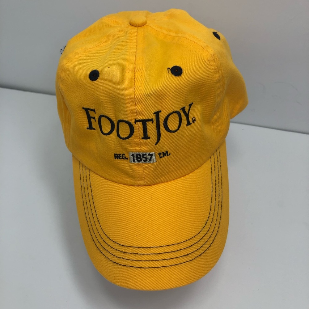 Foot joy cap hat yellow